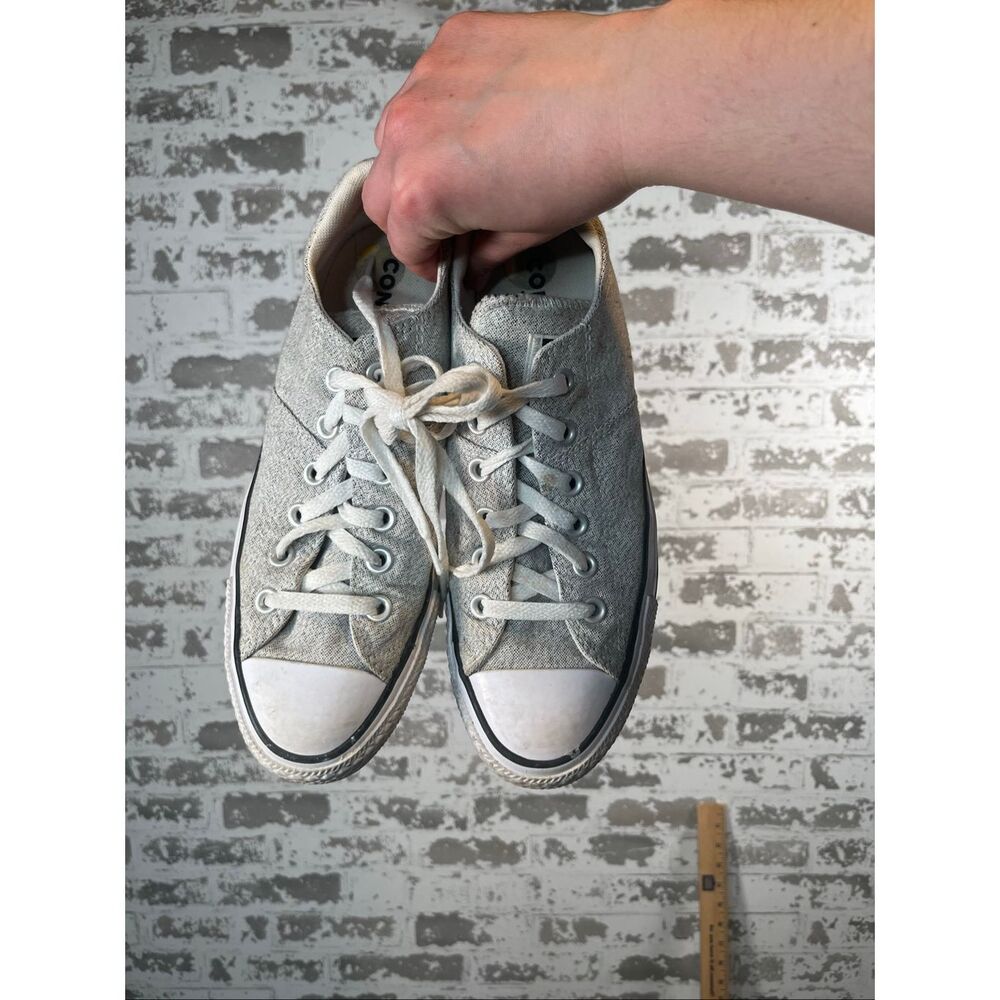 Converse | women gray lace up flat sneakers